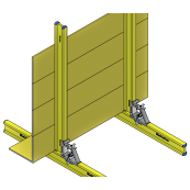Formwork beam of wood SCHAKE H20 | Length: 3300 mm, Height: 200 mm | without end-cap